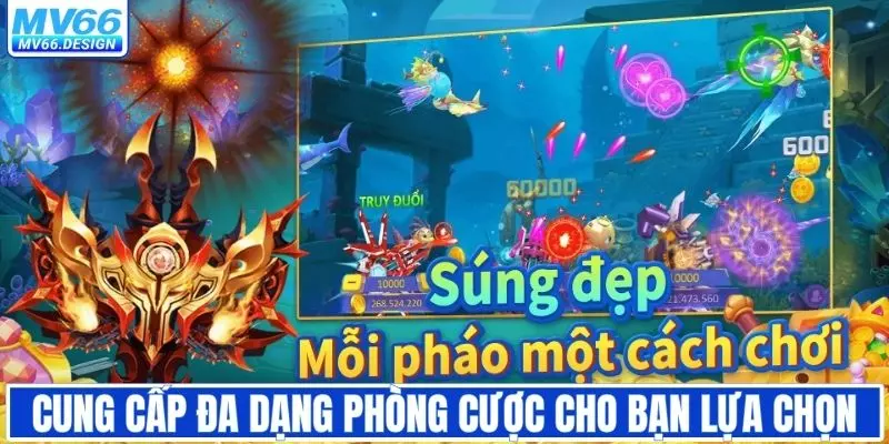 Đa dạng phòng cược để bạn tự do lựa chọn